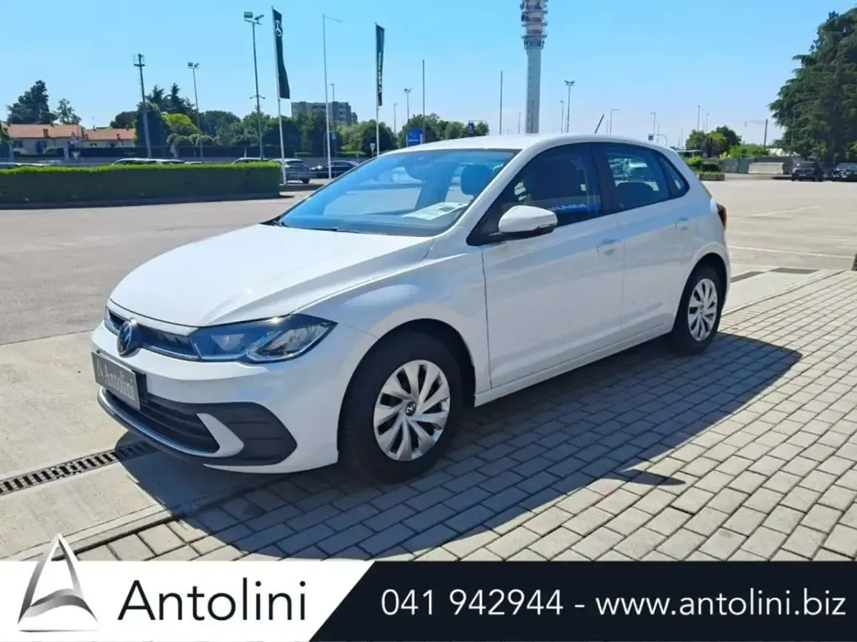 Usata VW Polo 80 CV (58 kW) 2022 Bianco Utilitaria