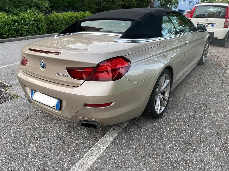 Usata BMW 650 Cabriolet 408 CV (300 kW) 2011 Marrone Cabrio