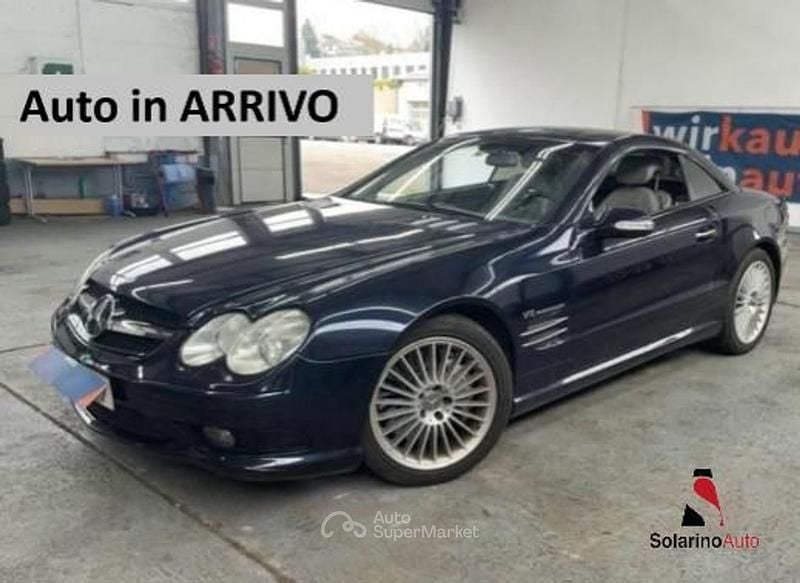 Usata Mercedes SL500 AMG 500 CV (367 kW) 2003 Blu Cabrio