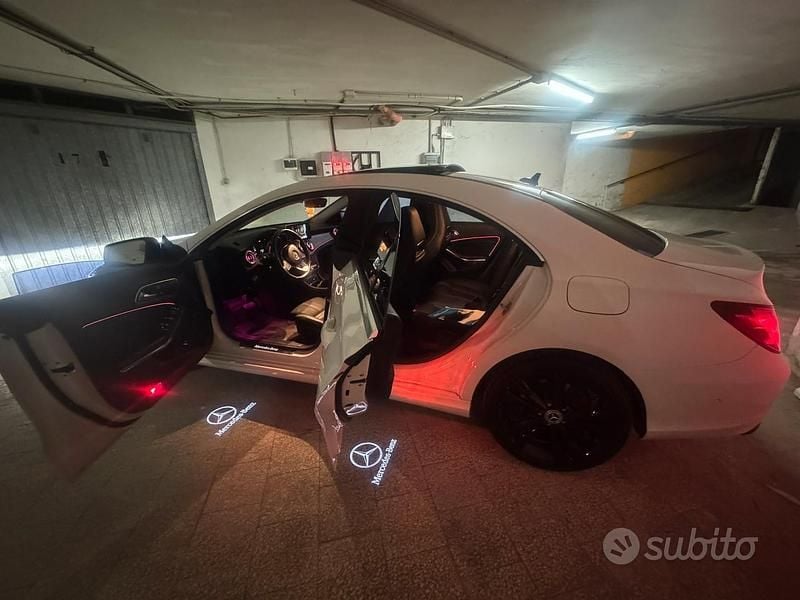 Usata Mercedes CLA220 177 CV (130 kW) 2018 Bianco Berlina