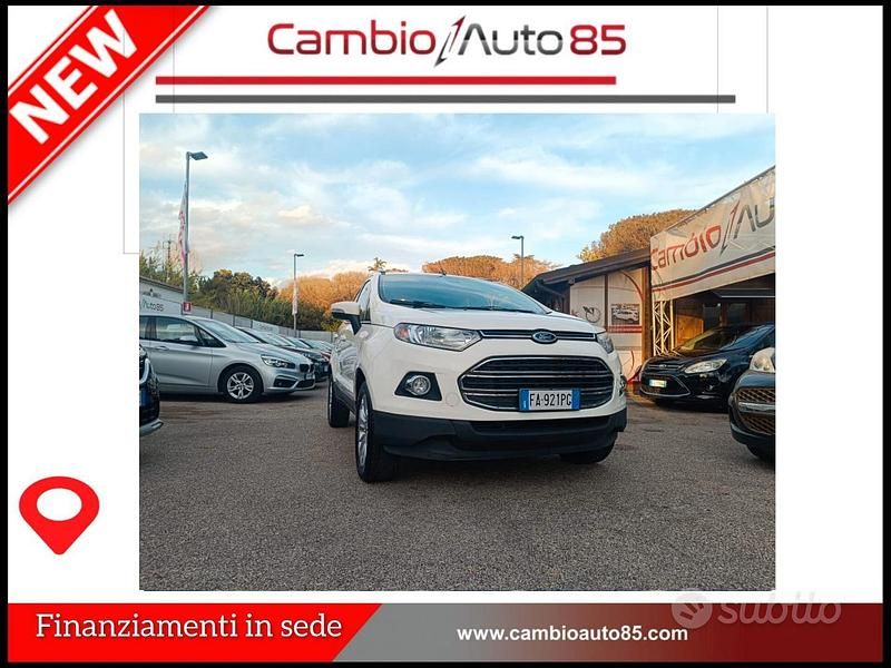Usata Ford Ecosport Titanium 125 CV (91 kW) 2015 Bianco SUV