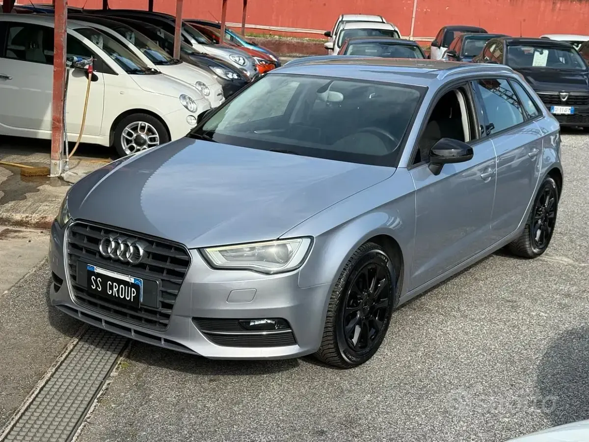 Usata Audi A3 Ambition 110 CV (80 kW) 2014 Grigio Berlina