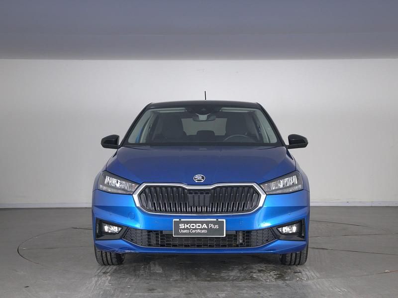 Usata Skoda Fabia Selection 80 CV (58 kW) 2025 Blu race metallizzato nero tulipano perlato Utilitaria