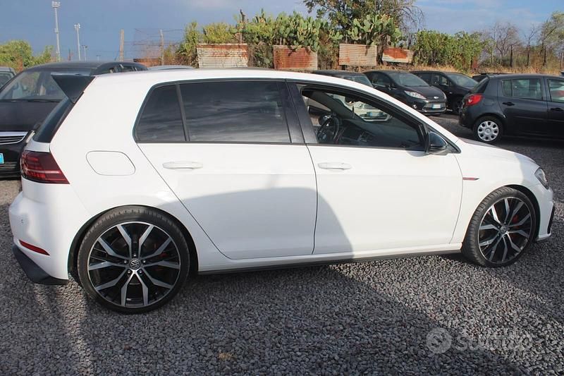 Usata VW Golf GTI 245 CV (180 kW) 2018 Bianco Berlina