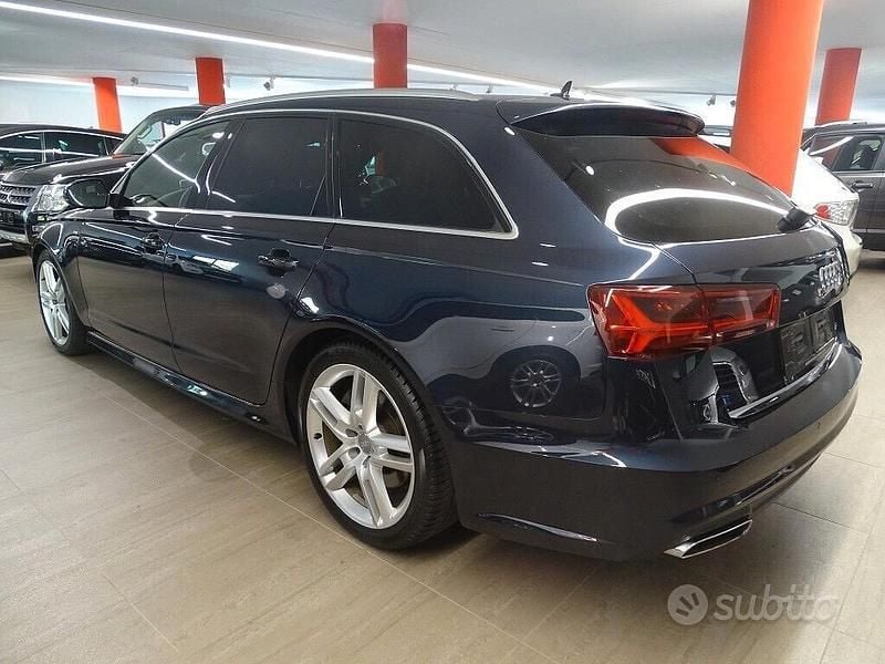 Usata Audi A6 S-Line 272 CV (200 kW) 2018 Blu/azzurro Station wagon
