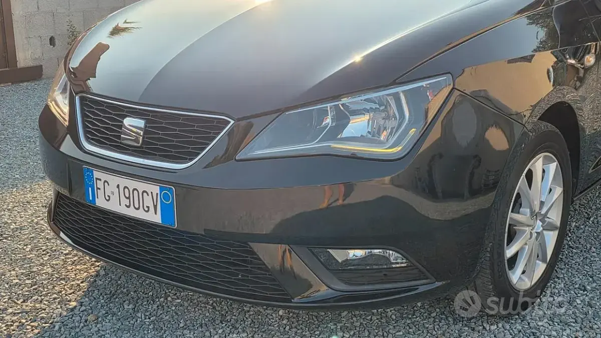 Usata Seat Ibiza Style 90 CV (66 kW) 2016 Nero Berlina