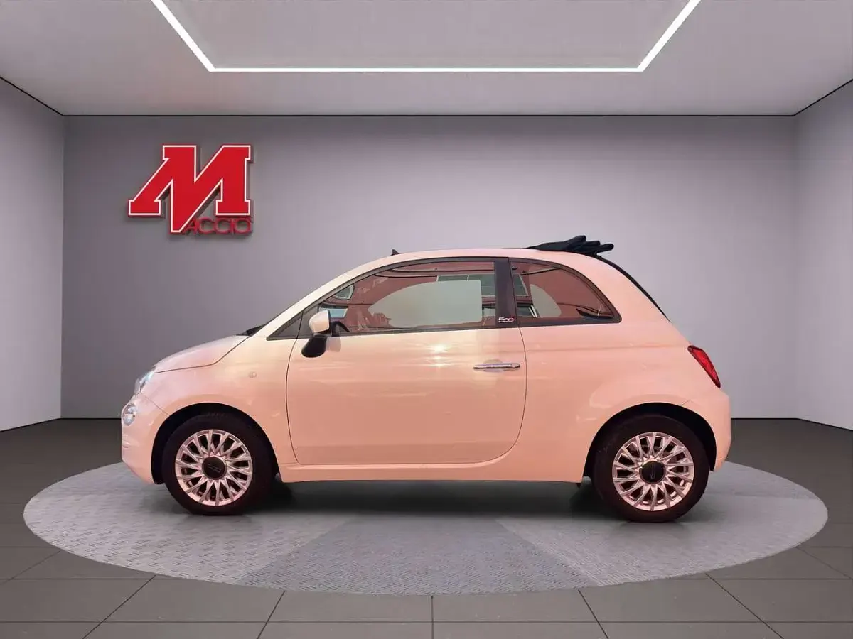 Usata Fiat 500C Lounge 69 CV (50 kW) 2020 Bianco Cabrio