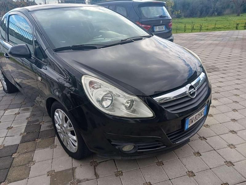 Usata Opel Corsa Club 80 CV (58 kW) 2009 Nero Berlina