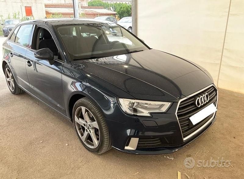 Usata Audi A3 Sport 184 CV (135 kW) 2020 Blu Berlina