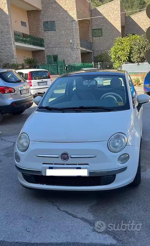 Usata Fiat 500 75 CV (55 kW) 2014 Bianco Berlina