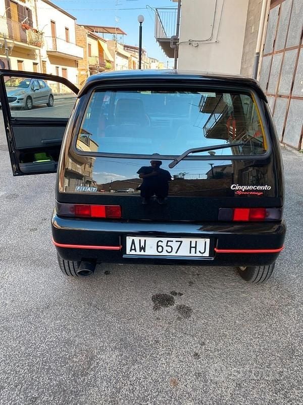 Usata Fiat 500 1998 Nero Berlina