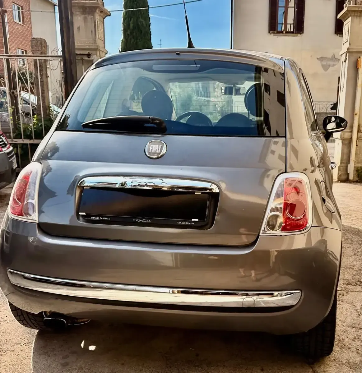 Usata Fiat 500 75 CV (55 kW) 2009 Grigio Cabrio