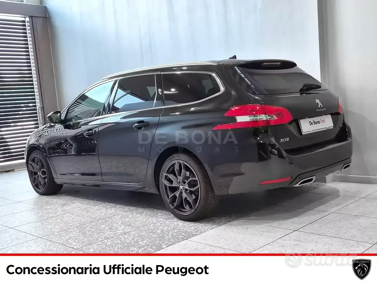 Usata Peugeot 308 SW GT-line 131 CV (96 kW) 2018 Nero Station wagon