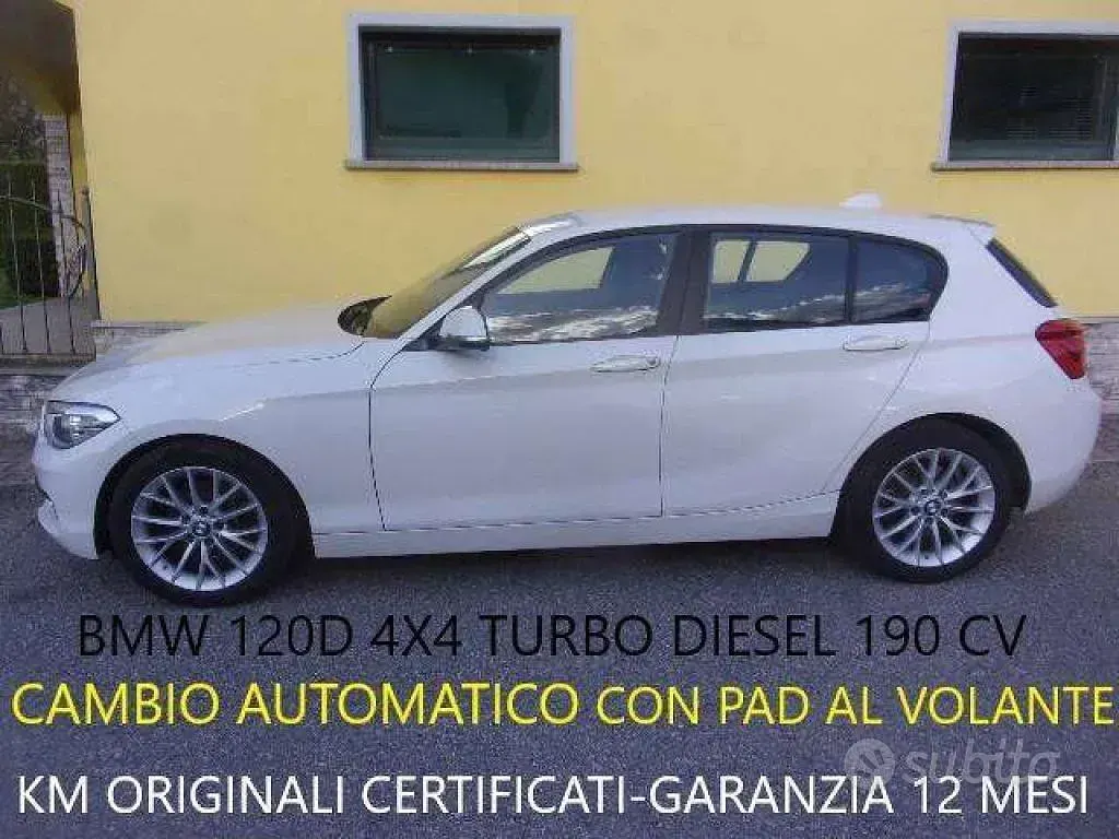 Usata BMW 120 Sport Line 190 CV (139 kW) 2016 Bianco Utilitaria