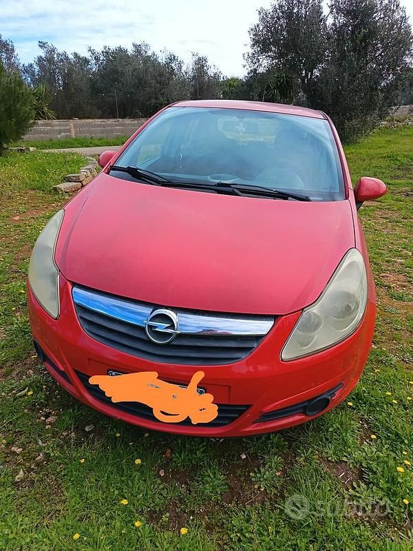 Usata Opel Corsa 2008 Rosso Utilitaria