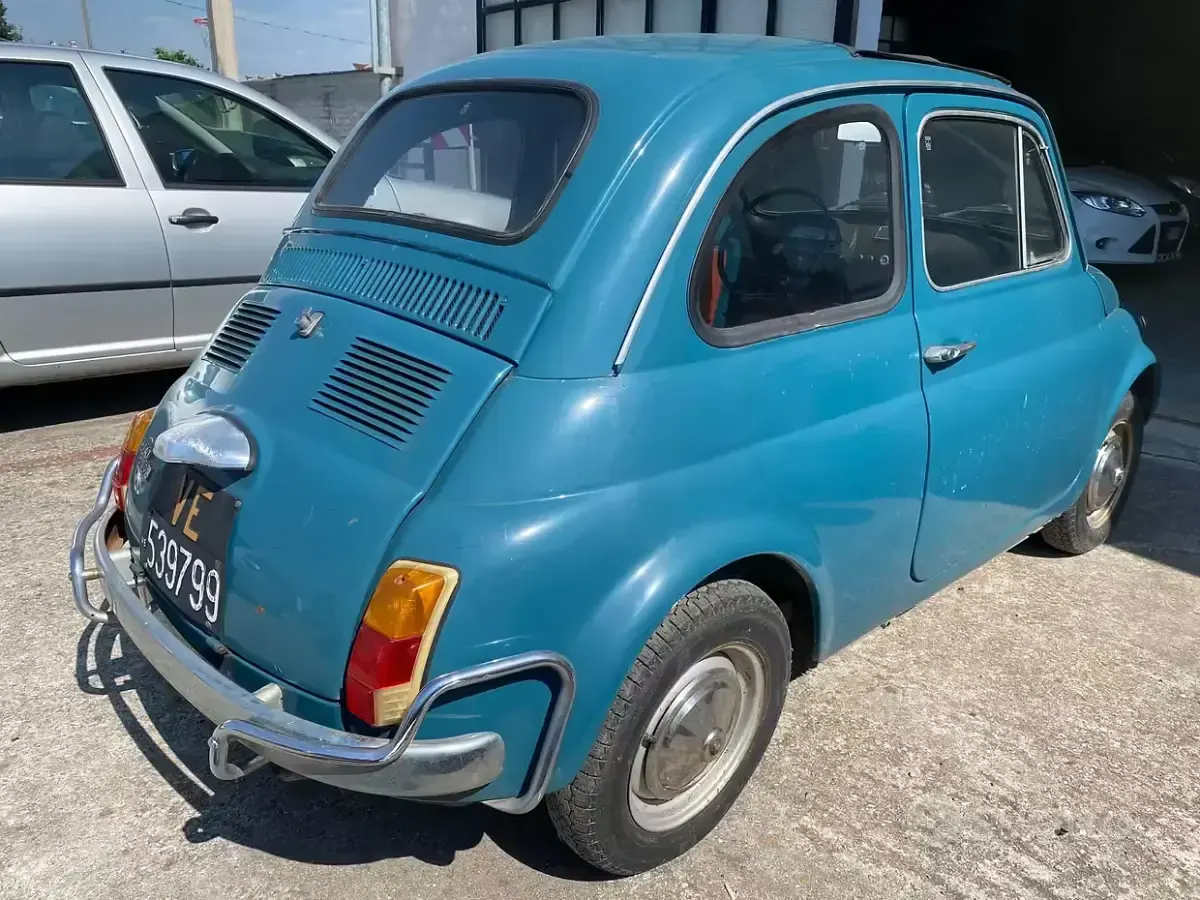 Usata Fiat 500 56 CV (41 kW) 1970 Verde Utilitaria