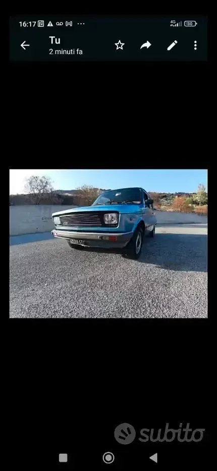 Usata Fiat 127 1970 Utilitaria