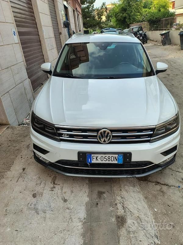 Usata VW Tiguan 150 CV (110 kW) 2017 Bianco SUV