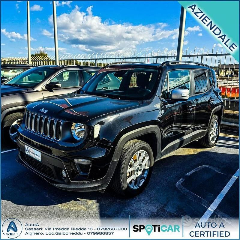 Usata Jeep Renegade Limited 190 CV (139 kW) 2021 Nero SUV