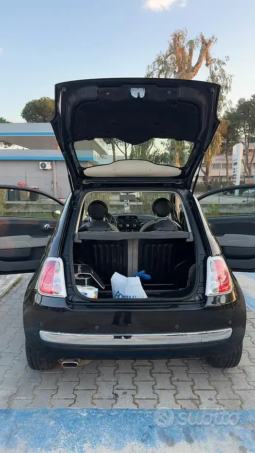Usata Fiat 500 85 CV (62 kW) 2014 Nero Utilitaria