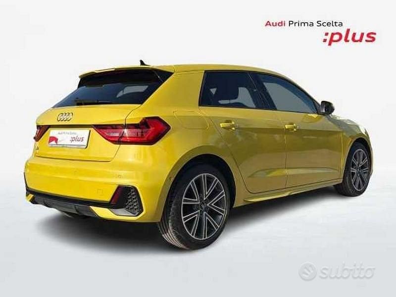 Usata Audi A1 Sportback S-Line 95 CV (69 kW) 2022 Giallo Utilitaria