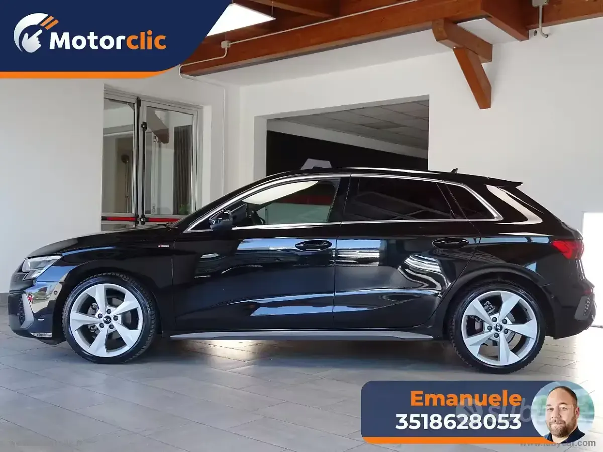 Usata Audi A3 S-Line 116 CV (85 kW) 2022 Nero Berlina