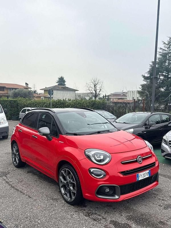 Usata Fiat 500X Sport 150 CV (110 kW) 2019 Rosso SUV