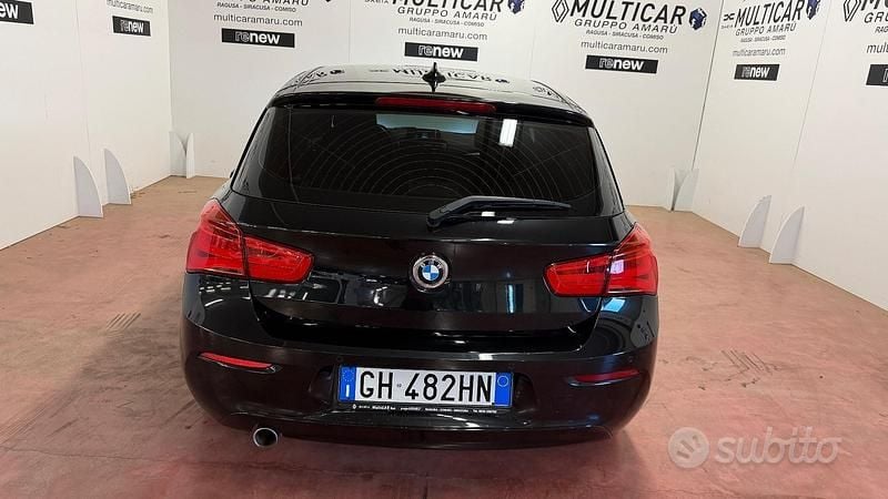 Usata BMW 116 Sport Line 116 CV (85 kW) 2017 Nero Utilitaria