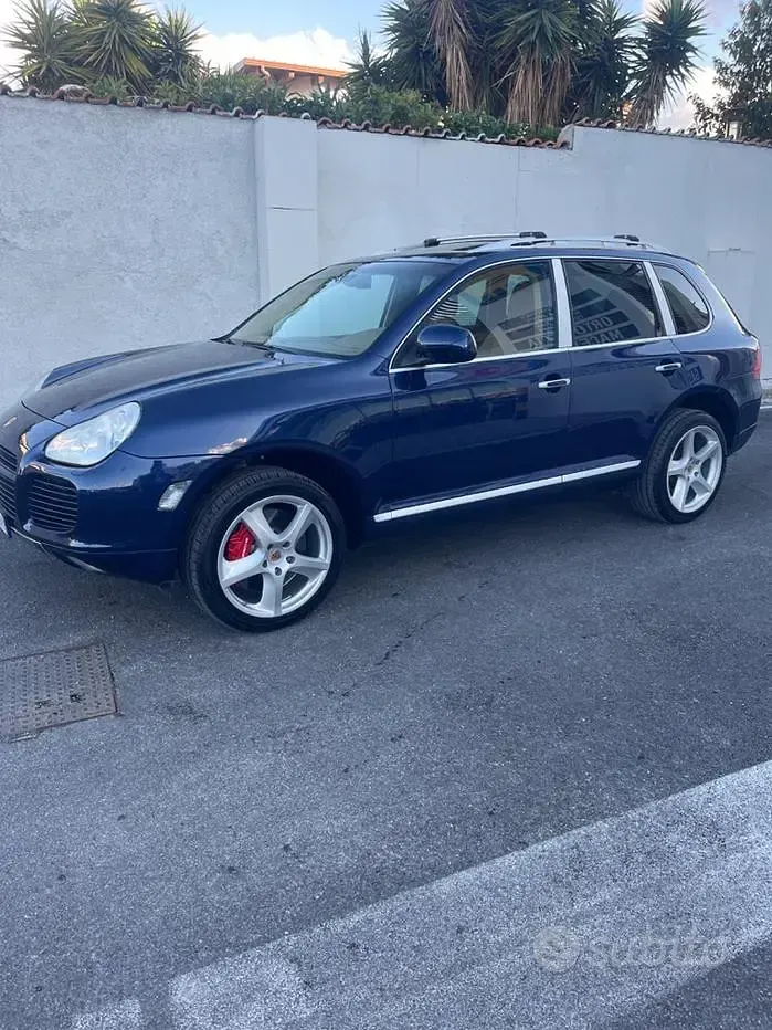 Usata Porsche Cayenne Turbo S 521 CV (383 kW) 2006 Blu SUV