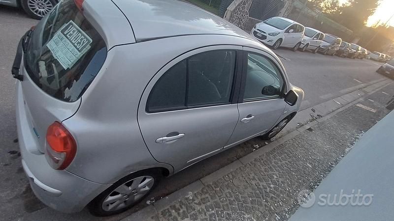 Usata Nissan Micra Acenta 80 CV (58 kW) 2011 Grigio Utilitaria