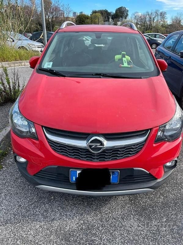 Usata Opel Karl Rocks 73 CV (53 kW) 2018 Rosso Utilitaria