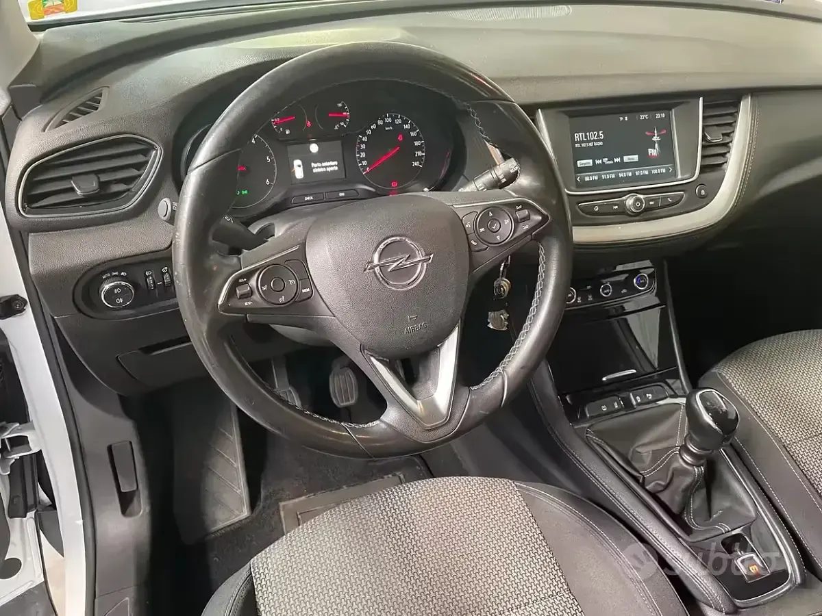 Usata Opel Grandland X 120 CV (88 kW) 2018 Bianco SUV