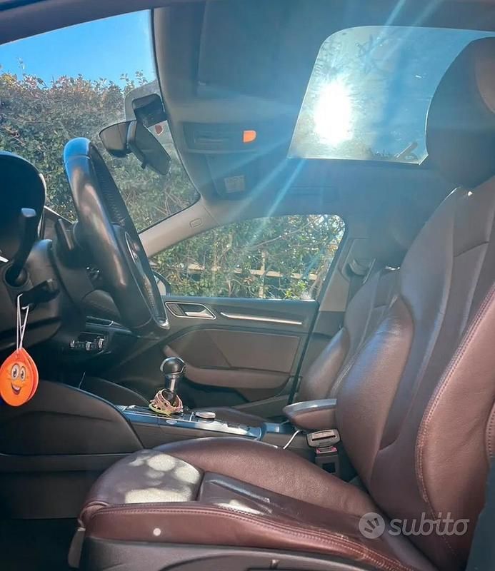 Usata Audi A3 S-Line 150 CV (110 kW) 2018 Nero Berlina