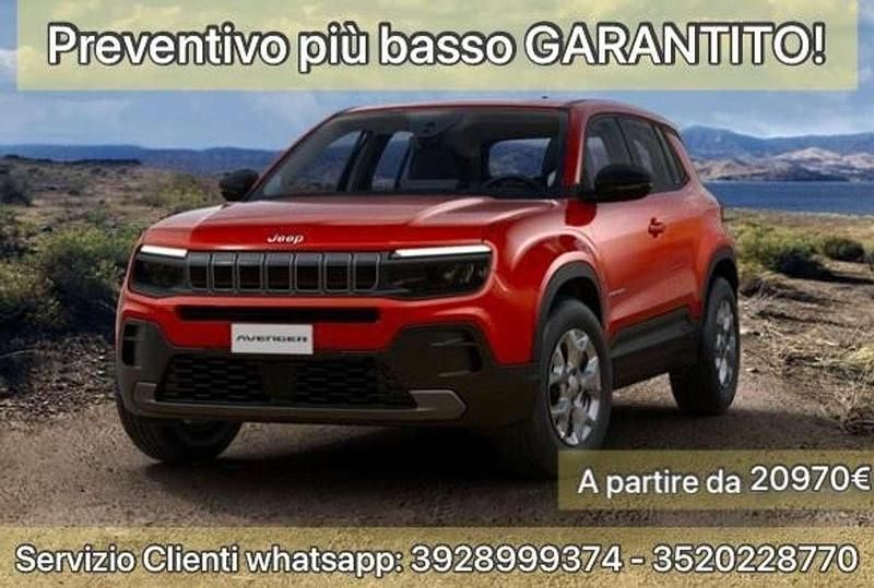 Nuova Jeep Avenger Longitude 101 CV (74 kW) 2025 Rosso SUV