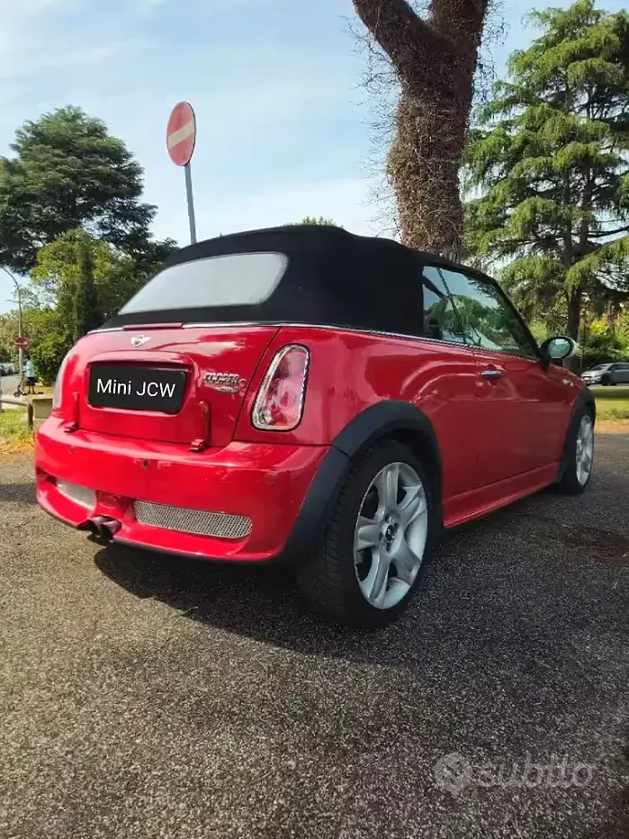 Usata Mini John Cooper Works Cabriolet 170 CV (125 kW) 2005 Rosso Cabrio