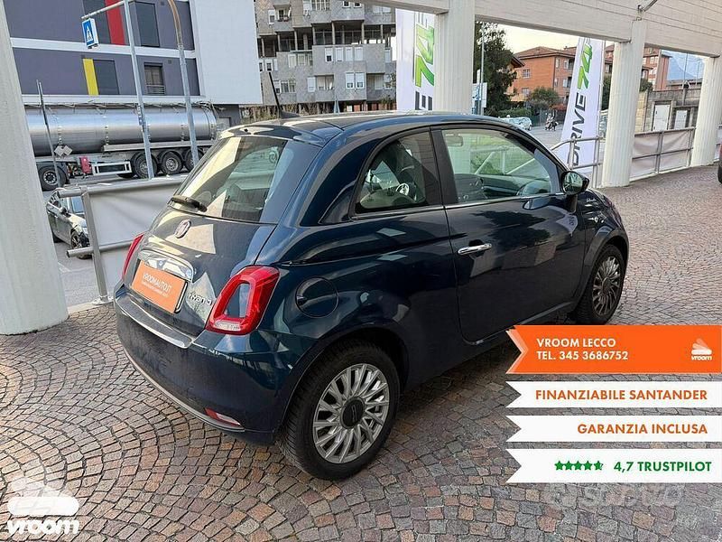 Begagnad Fiat 500 Dolcevita 70 HK (51 kW) 2022 Blå Halvkombi
