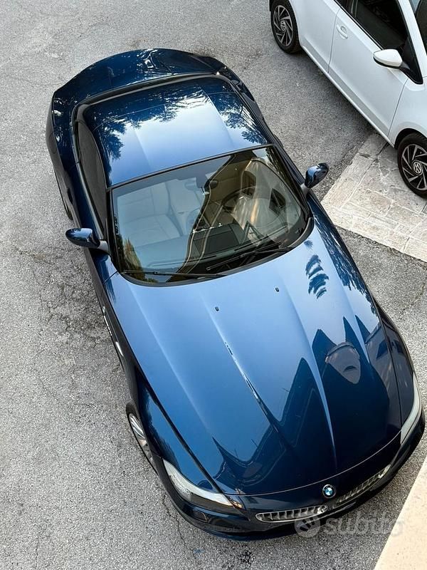 Usata BMW Z4 204 CV (150 kW) 2010 Blu Cabrio