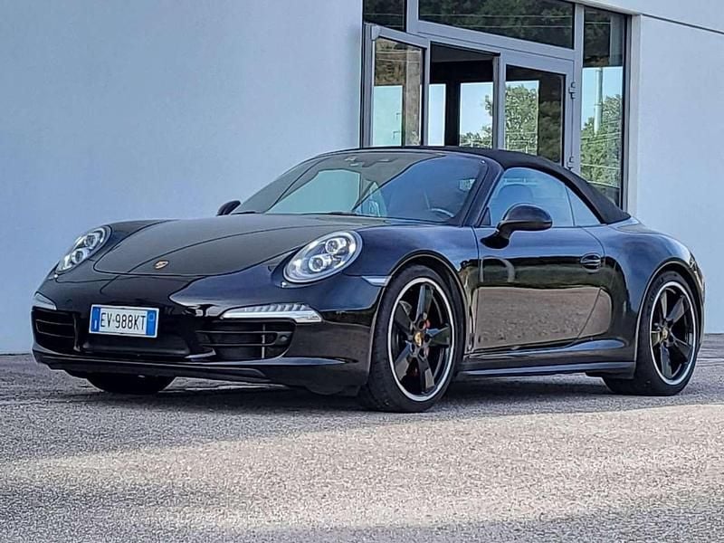 Nero Usata 2014 Porsche 911 Carrera 4S Cabriolet Cabrio | 95.000 € (Molto cara) - Immagine 1/4