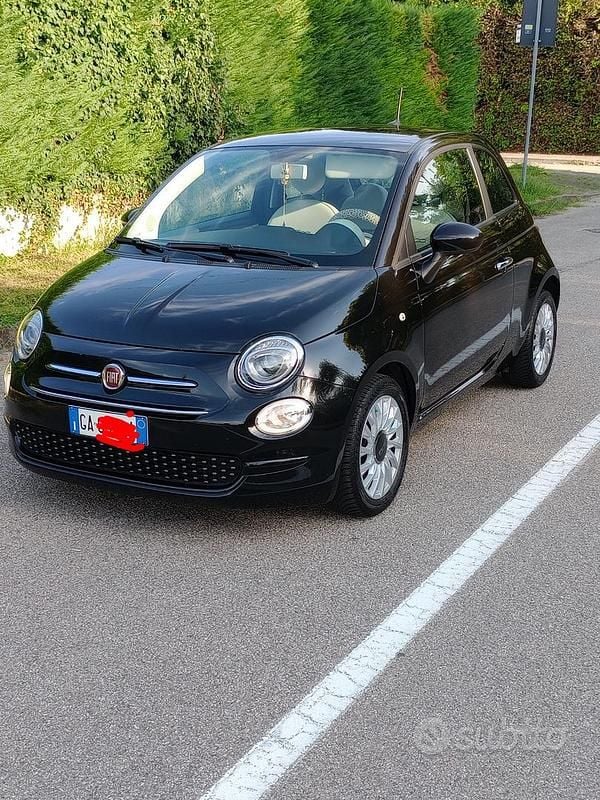 Nero Usata 2020 Fiat 500 Tre volumi | 12.000 € (Buon prezzo) - Immagine 1/4