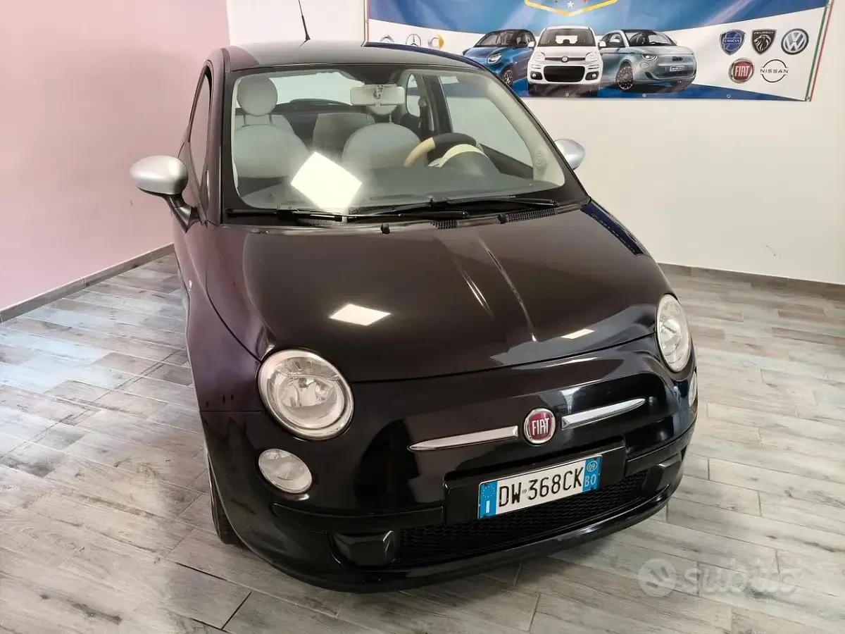 Usata Fiat 500 69 CV (50 kW) 2009 Giallo Cabrio