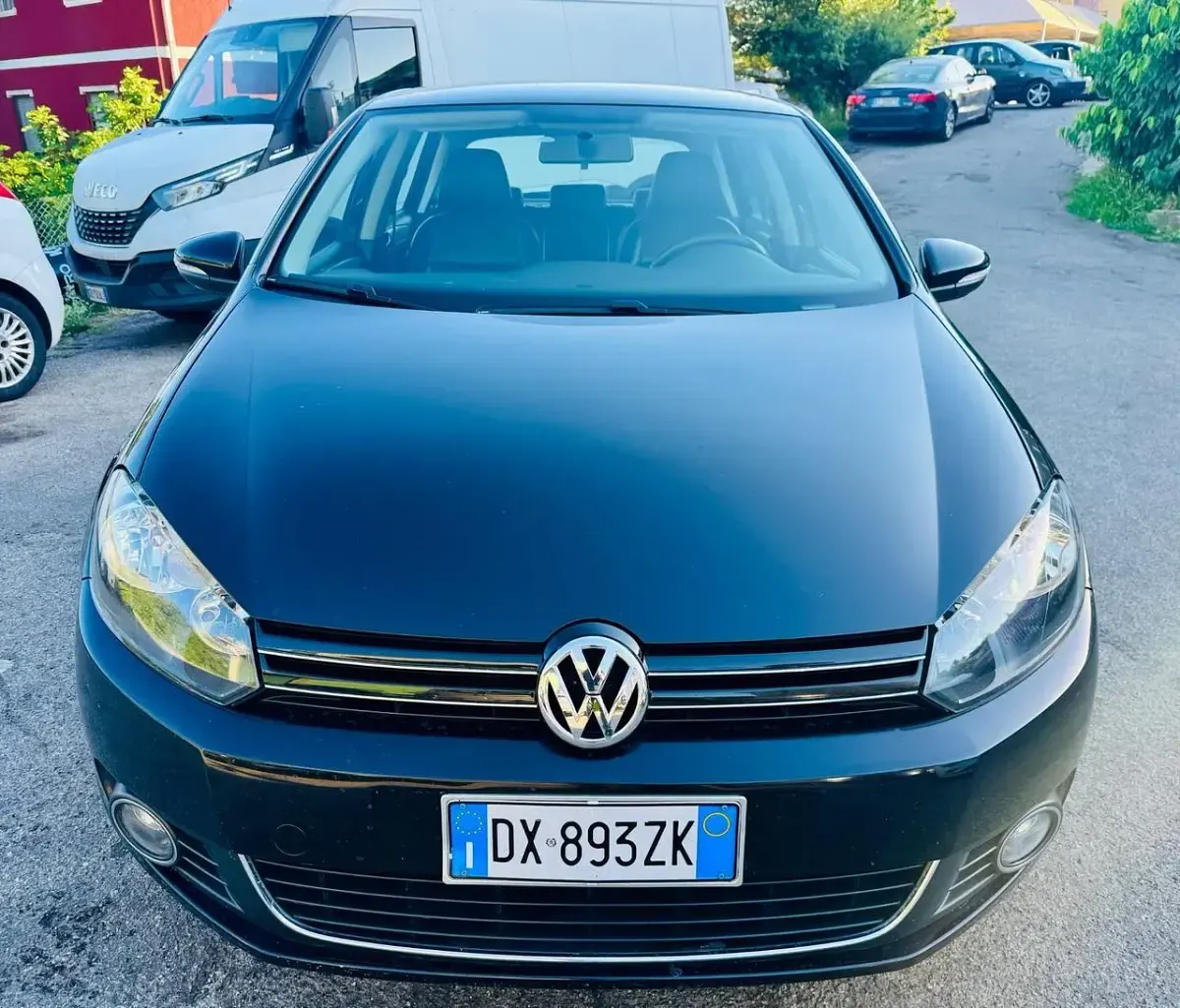 Usata VW Golf VI Highline 105 CV (77 kW) 2009 Nero Utilitaria