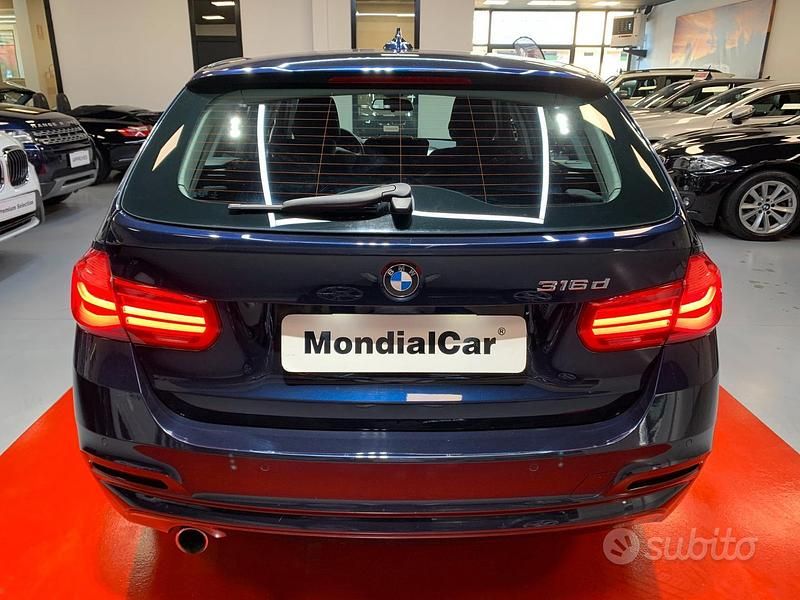 Usata BMW 316 Advantage 2016 Blu Station wagon