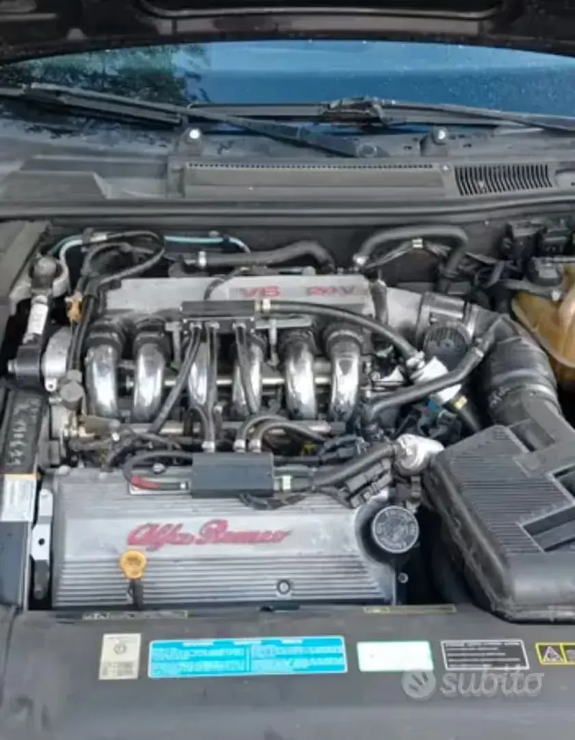 Usata Alfa Romeo 166 190 CV (139 kW) 1998 Nero Berlina