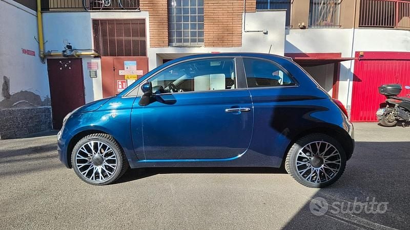 Usata Fiat 500 69 CV (50 kW) 2022 Blu Utilitaria