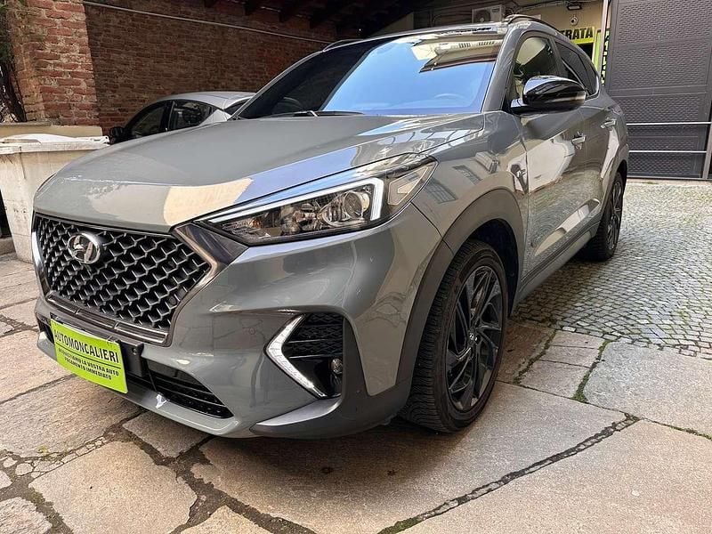 Usata Hyundai Tucson N Line 136 CV (100 kW) 2019 Shadow grey metal. SUV