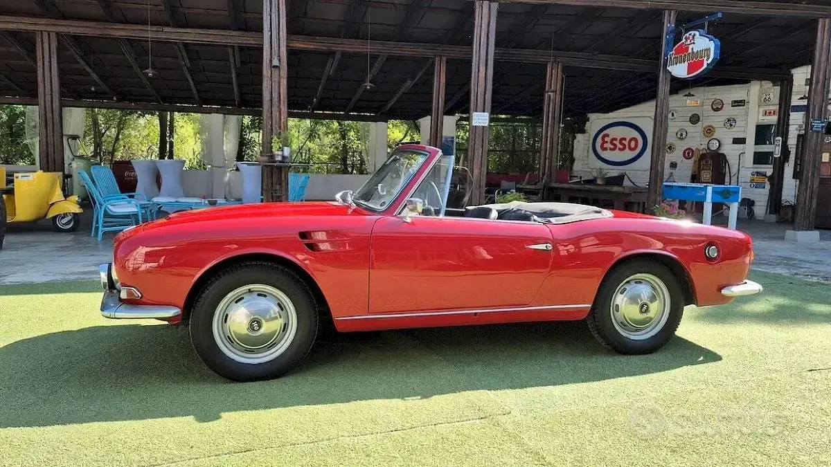 Usata Fiat 1200 S 58 CV (42 kW) 1960 Rosso Cabrio