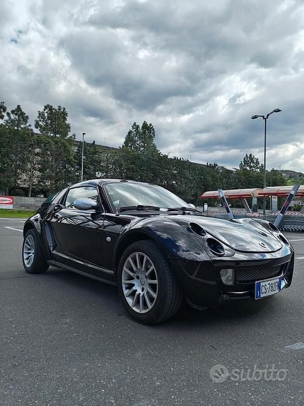 Usata Smart Roadster 82 CV (60 kW) 2004 Nero Cabrio