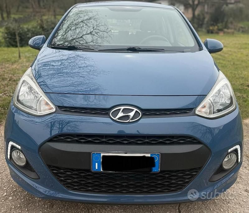 Usata Hyundai i10 83 CV (61 kW) 2018 Blu Utilitaria