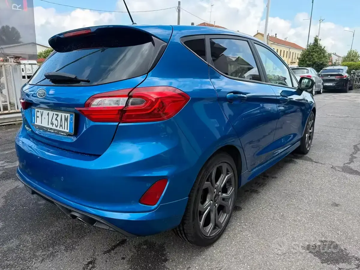 Usata Ford Fiesta ST-Line 86 CV (63 kW) 2019 Blu Utilitaria