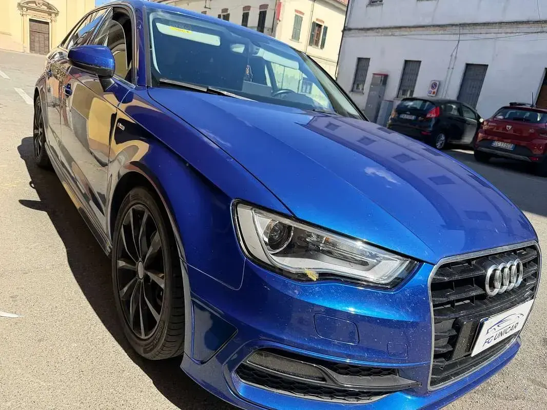 Usata Audi A3 Ambition 110 CV (80 kW) 2016 Blu/azzurro Berlina